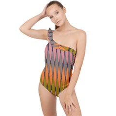 Zappwaits - Your Frilly One Shoulder Swimsuit