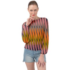 Zappwaits - Your Banded Bottom Chiffon Top by zappwaits