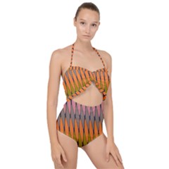 Zappwaits - Your Scallop Top Cut Out Swimsuit by zappwaits