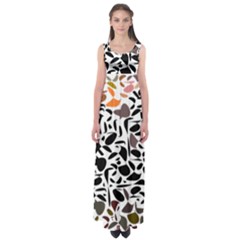 Zappwaits - Words Empire Waist Maxi Dress by zappwaits