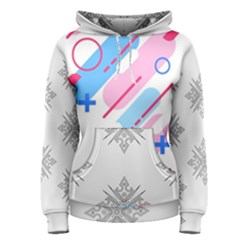 Abstract Geometric Pattern  Women s Pullover Hoodie by brightlightarts