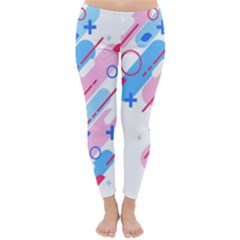 Abstract Geometric Pattern  Classic Winter Leggings