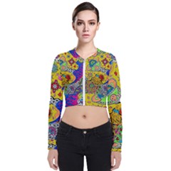 Supersonicplanet2020 Long Sleeve Zip Up Bomber Jacket by chellerayartisans