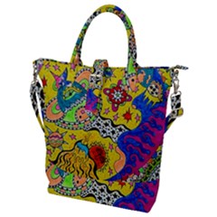Supersonicplanet2020 Buckle Top Tote Bag