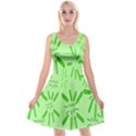 Electric Lime Reversible Velvet Sleeveless Dress View1