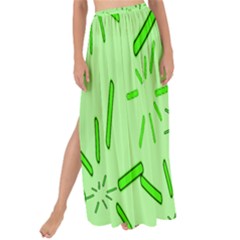 Electric Lime Maxi Chiffon Tie-up Sarong