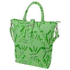 Electric Lime Buckle Top Tote Bag by Janetaudreywilson