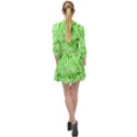 Electric Lime Mini Skater Shirt Dress View2