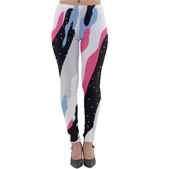 Abstract Space Pattern Design Lightweight Velour Leggings by brightlightarts