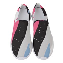 Abstract Space Pattern Design Women s Slip On Sneakers by brightlightarts