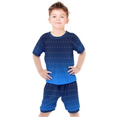 Abstract Stars Pattern Kids  Tee And Shorts Set by brightlightarts