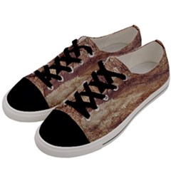 Grunge Surface Print Men s Low Top Canvas Sneakers