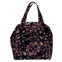 Dark Floral Ornate Print Boxy Hand Bag by dflcprintsclothing