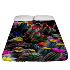 Cactus Fitted Sheet (california King Size) by Sparkle