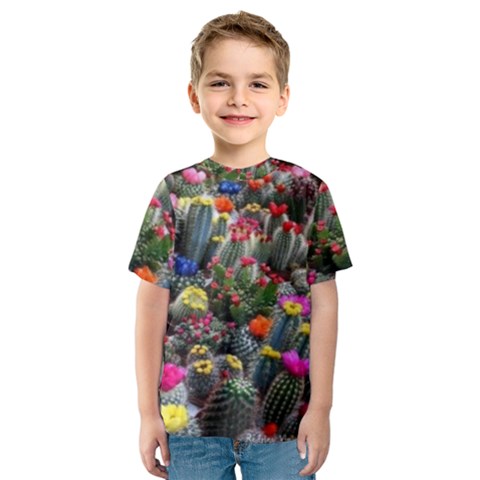 Cactus Kids  Sport Mesh Tee by Sparkle