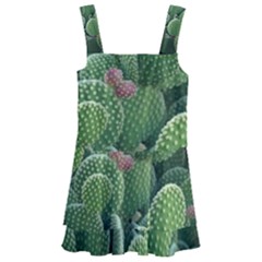 Green Cactus Kids  Layered Skirt Swimsuit