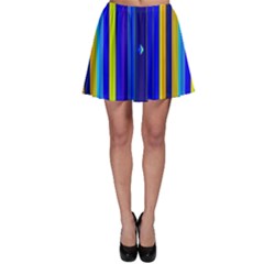 Blueyellow  Skater Skirt by Sparkle