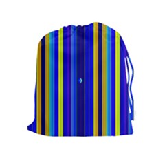 Blueyellow  Drawstring Pouch (xl) by Sparkle