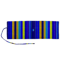 Blueyellow  Roll Up Canvas Pencil Holder (m) by Sparkle
