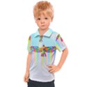 Rainbow Bird Kids  Polo Tee View1