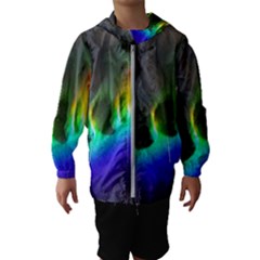 Rainbowcat Kids  Hooded Windbreaker by Sparkle