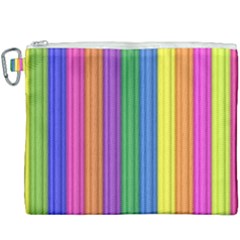 Colorful Spongestrips Canvas Cosmetic Bag (xxxl) by Sparkle