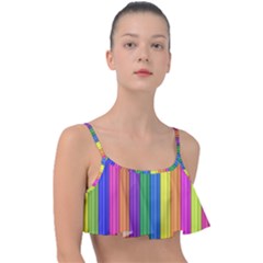Colorful Spongestrips Frill Bikini Top by Sparkle