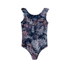 Autumn Leafs Kids  Frill Swimsuit by Sparkle