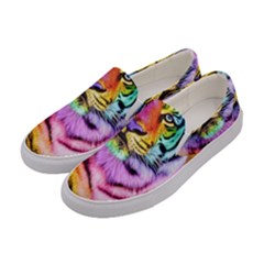 Rainbowtiger Women s Canvas Slip Ons by Sparkle