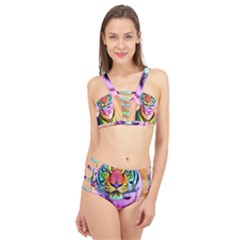 Rainbowtiger Cage Up Bikini Set by Sparkle