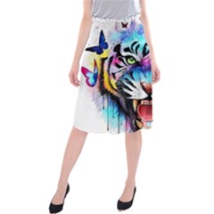 Butterflytiger Midi Beach Skirt by Sparkle