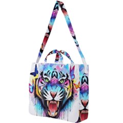 Butterflytiger Square Shoulder Tote Bag by Sparkle