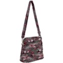 Realflowers Zipper Messenger Bag View1