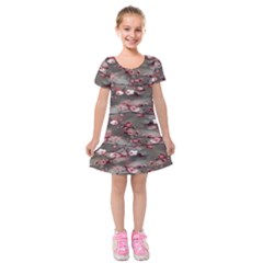 Realflowers Kids  Short Sleeve Velvet Dress by Sparkle