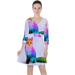 Rainbowfox Ruffle Dress by Sparkle