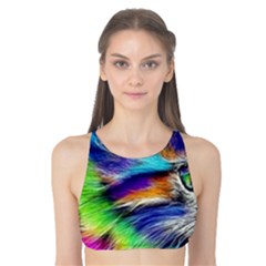 Rainbowcat Tank Bikini Top by Sparkle