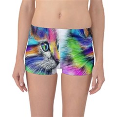 Rainbowcat Reversible Boyleg Bikini Bottoms by Sparkle