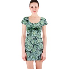 Realflowers Short Sleeve Bodycon Dress