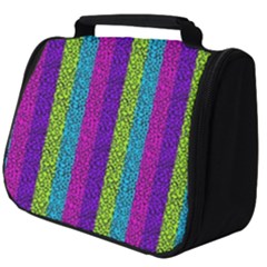 Glitter Strips Full Print Travel Pouch (big) by Sparkle