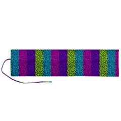 Glitter Strips Roll Up Canvas Pencil Holder (l) by Sparkle