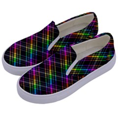 Rainbow Sparks Kids  Canvas Slip Ons by Sparkle