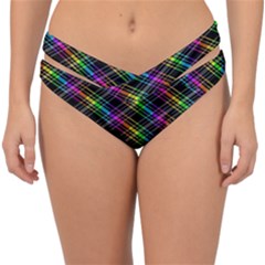 Rainbow Sparks Double Strap Halter Bikini Bottom by Sparkle