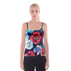 Flowers Pattern Spaghetti Strap Top