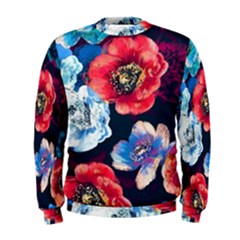 Flowers Pattern Men s Sweatshirt by Sparkle