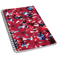 Handpaint Flowers 5 5  X 8 5  Notebook