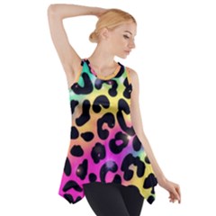 Animal Print Side Drop Tank Tunic by Sparkle