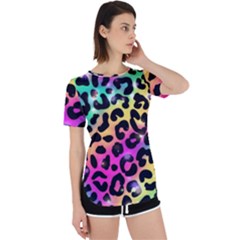 Animal Print Perpetual Short Sleeve T-shirt by Sparkle