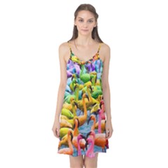 Rainbow Flamingos Camis Nightgown