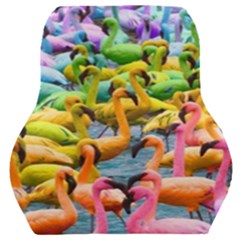 Rainbow Flamingos Car Seat Back Cushion 
