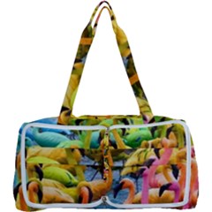 Rainbow Flamingos Multi Function Bag